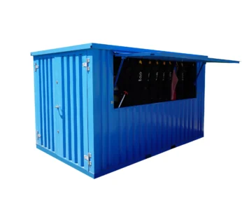 Contenedor Barra Desmontable 4×2 metros XL Azul RAL 5015
