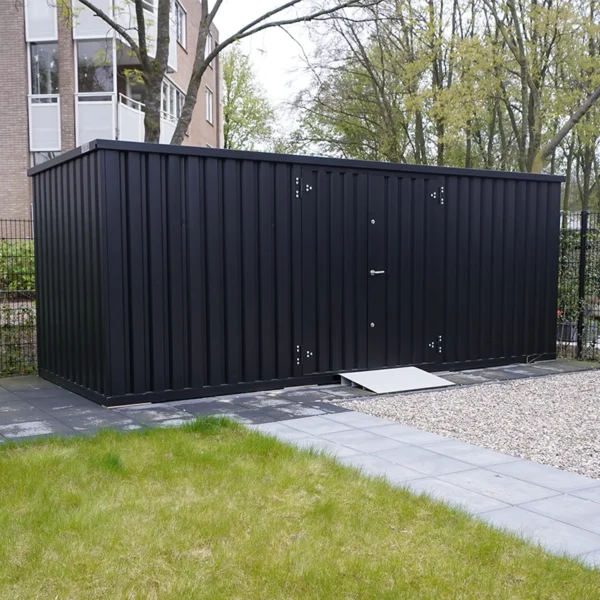 Contenedor de almacenamiento de 5 x 2 metros – con puerta doble - Image 5