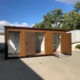 Contenedor de panel sándwich con aseo, aseo para discapacitados, 6,00×3,00