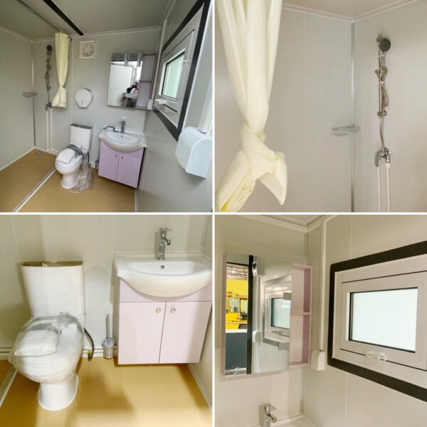 Sanitario Portátil con Cortina de Ducha - Image 3