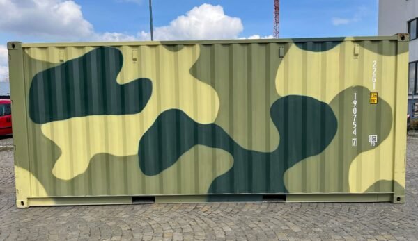 Contenedor Marítimo de 20 Pies – Camuflaje - Image 2