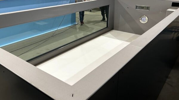 Piscina de polipropileno de 6,5 mx 2,5 m con ventana de 4 m - Image 2