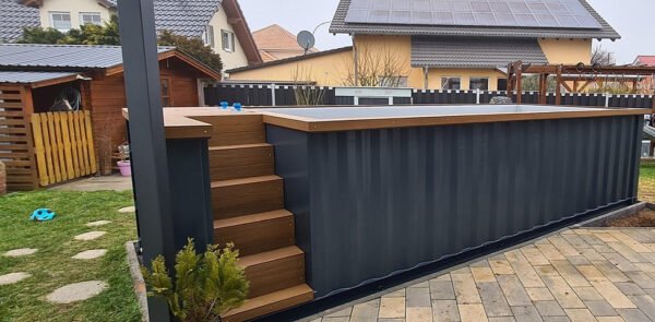 Piscina contenedor de 6,2 m x 2,5 m con bomba de calor, paquete Premium - Image 5
