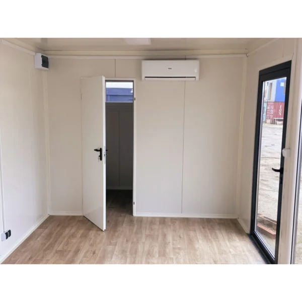 Contenedor de oficina 7x3m grandes vitrinas - Image 9